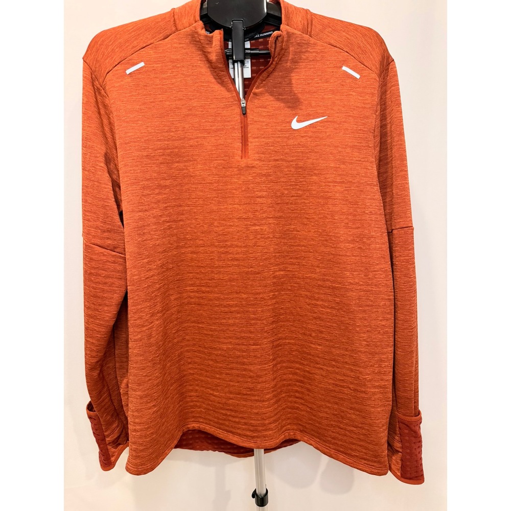 Nike Therma-Fit Repel 1/4 Zip Running Shirt Redstone DD5662-670 Men's XL